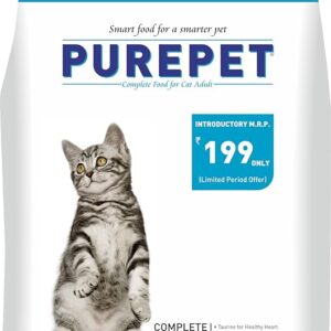Purepet Ocean Fish Adult Dry Cat Food, 1 kg